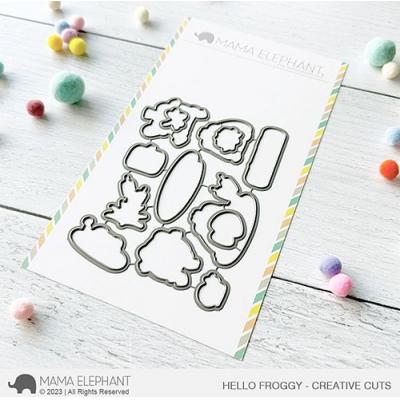 Mama Elephant Creative Cuts - Hello Froggy